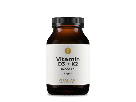 Vitamin D3 + K2 MK7 – 10.000 I.E. | 180 Tabletten